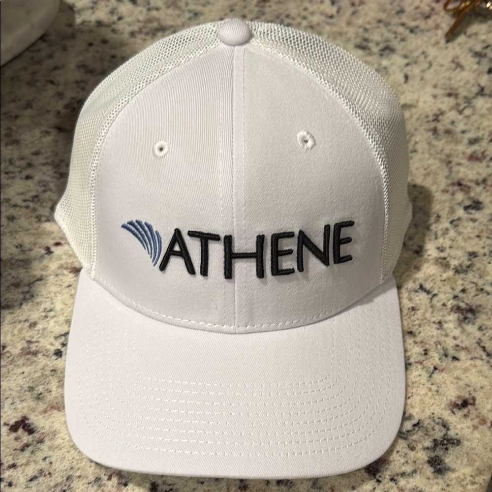 Men’s Athene White Mesh Cap